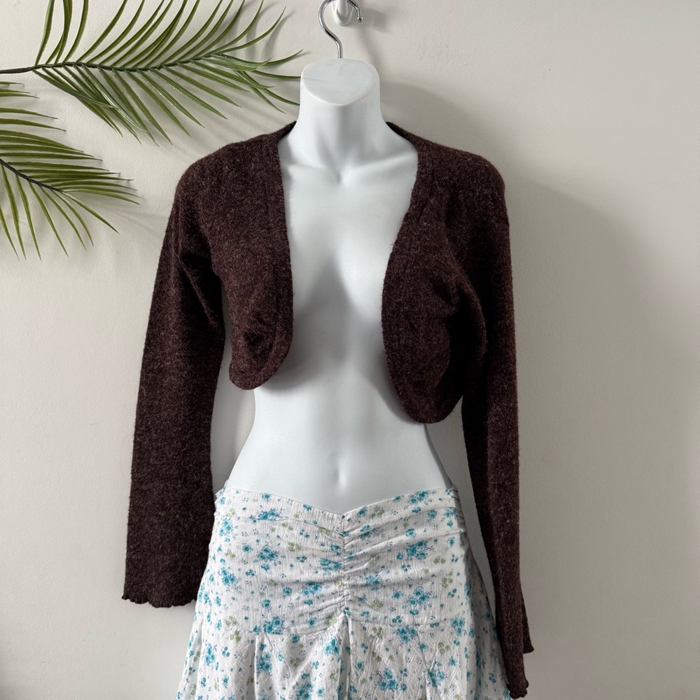 Vintage late 90s Old Urban Behaviour Brown Bolero